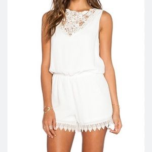 EUC Show Me Your Mumu Lace Face Romper